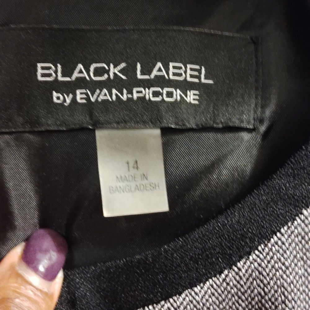 Black Label by Evan-Piccone dress, nwt - Picture 3 of 8
